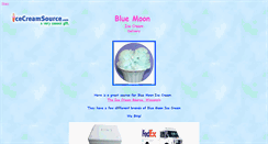 Desktop Screenshot of bluemoonicecream.com