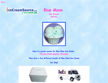 Tablet Screenshot of bluemoonicecream.com